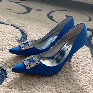 Audrey Brooke Royal Blue Stilettos